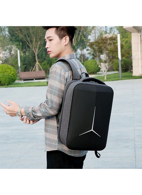 Anti theft Smart 15.6” Hard shell Laptop Backpack, waterproof bag, Business Travel Bag, Computer Bag, men's large capacity Backpack wth Aux, USB port and password Lock features