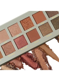 LAURA GELLER NEW YORK The Casual Collection Copper & Khaki 14 MultiFinish Eyeshadows : 14 Pigmented Eyeshadows Blendable Natural Look  - Image 5