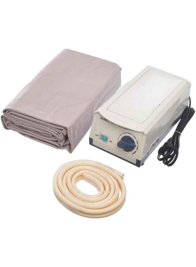 Alternating Pressure Bubble Mattress System - Adjustable Pump for Pressure Sore Prevention - Orthopedic Bed Solution for Home Care - Image 3