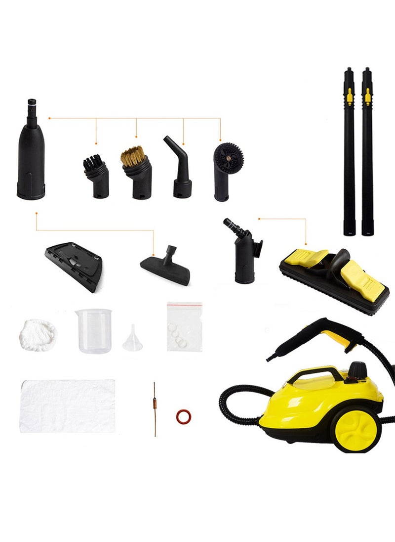 ET-LIFE Steam Cleaner, 5Bar Steam Pressure, 5-8Min Heating Time, 2000W, 2L, for Floor Cleaning/Car Cleaning/Sofa Cleaning/Kitchen Cleaning/Toilet Cleaning/Washer Cleaning/Housekeeping  - Image 1
