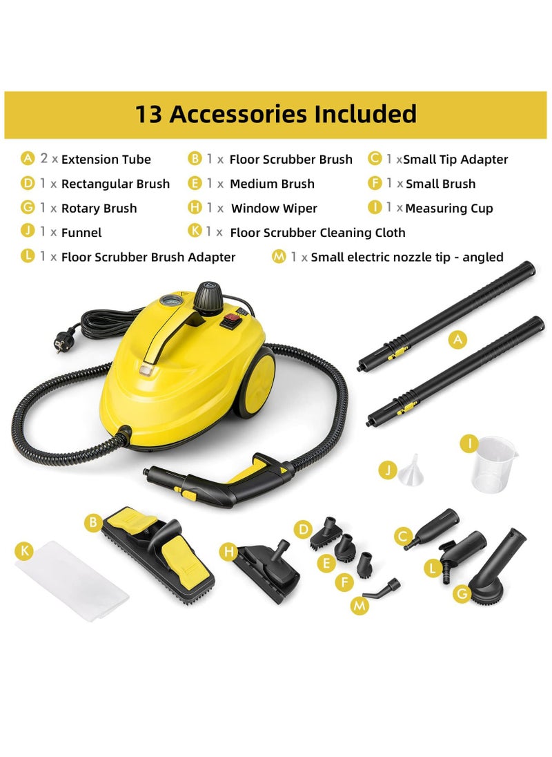 ET-LIFE Steam Cleaner, 5Bar Steam Pressure, 5-8Min Heating Time, 2000W, 2L, for Floor Cleaning/Car Cleaning/Sofa Cleaning/Kitchen Cleaning/Toilet Cleaning/Washer Cleaning/Housekeeping  - Image 5