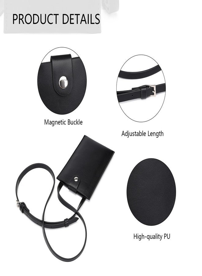 YONBEN Crossbody Bag Small Crossbody Purse for Women Trendy Adjustable shoulder straps (Black) - Image 4