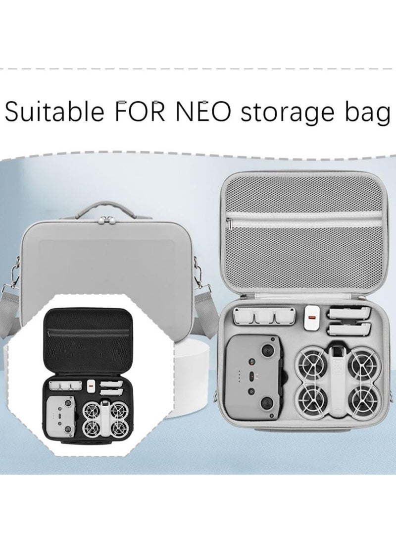 ماركة غير محددة DJI NEO اكسسوارات الطائرات بدون طيار حقيبة تخزين الأمتعة الصلبة DJI NEO Fly أكثر combo حزام الكتف رسول حقيبة ( أسود )  - Image 4