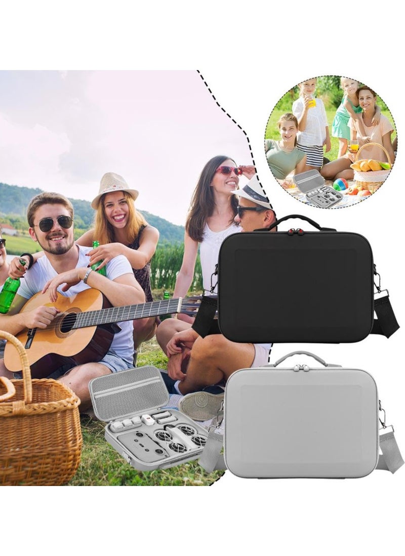 ماركة غير محددة DJI NEO اكسسوارات الطائرات بدون طيار حقيبة تخزين الأمتعة الصلبة DJI NEO Fly أكثر combo حزام الكتف رسول حقيبة ( أسود )  - Image 5