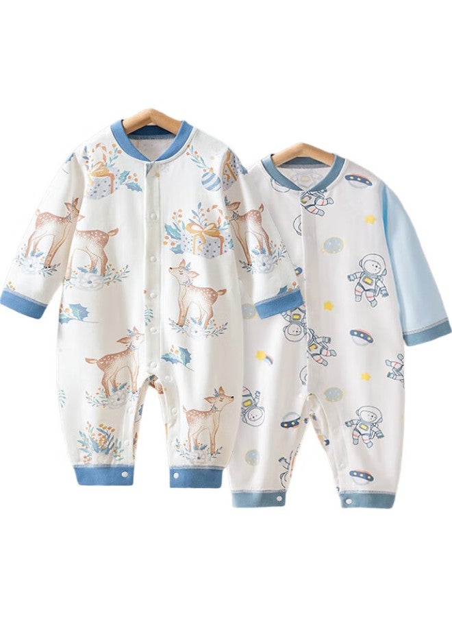 Beptides Baby Clothes, Onesie For Newborns, Spring And Autumn, Seamless Cotton, Adorable Infant Romper, Crawling Suit - Image 2