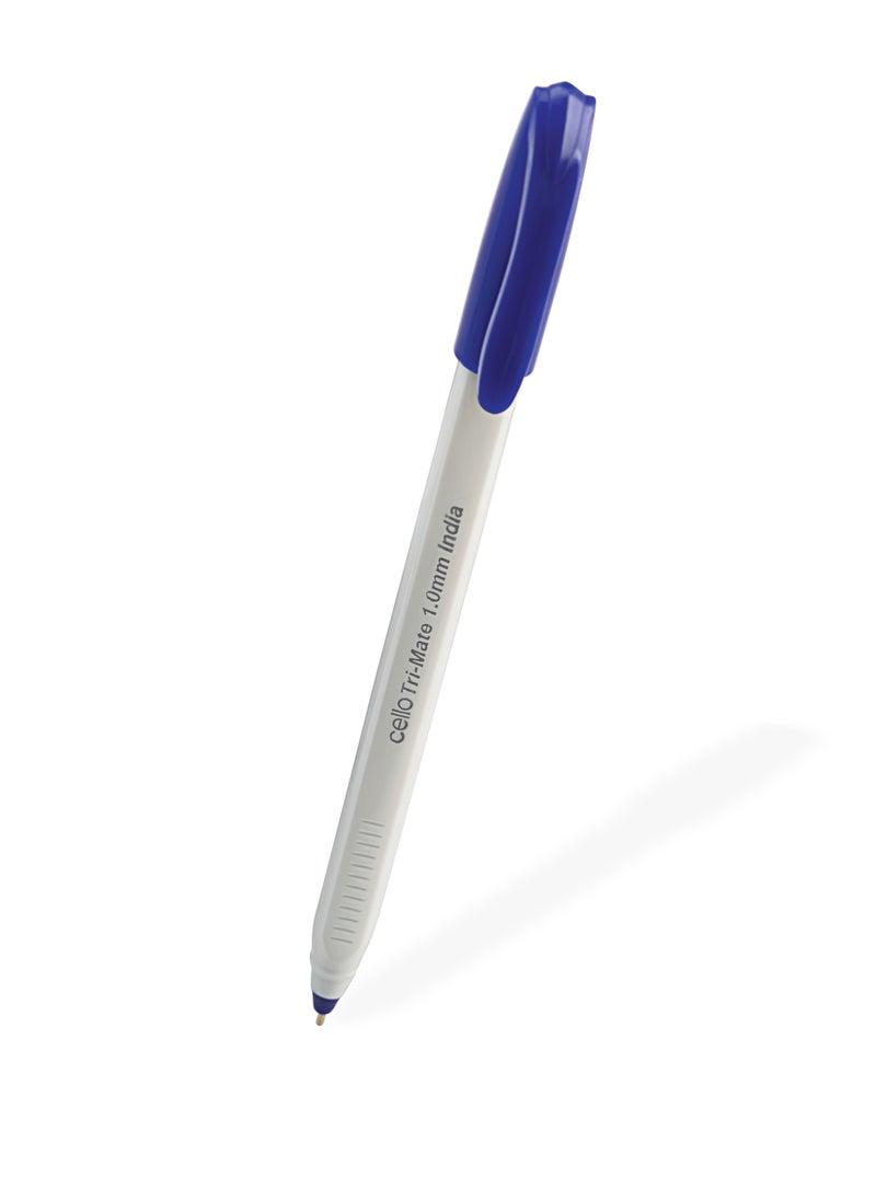 Cello - Cello TRIMATE BALL PEN 1.0MM JAR OF 25PC BLUE - Image 1