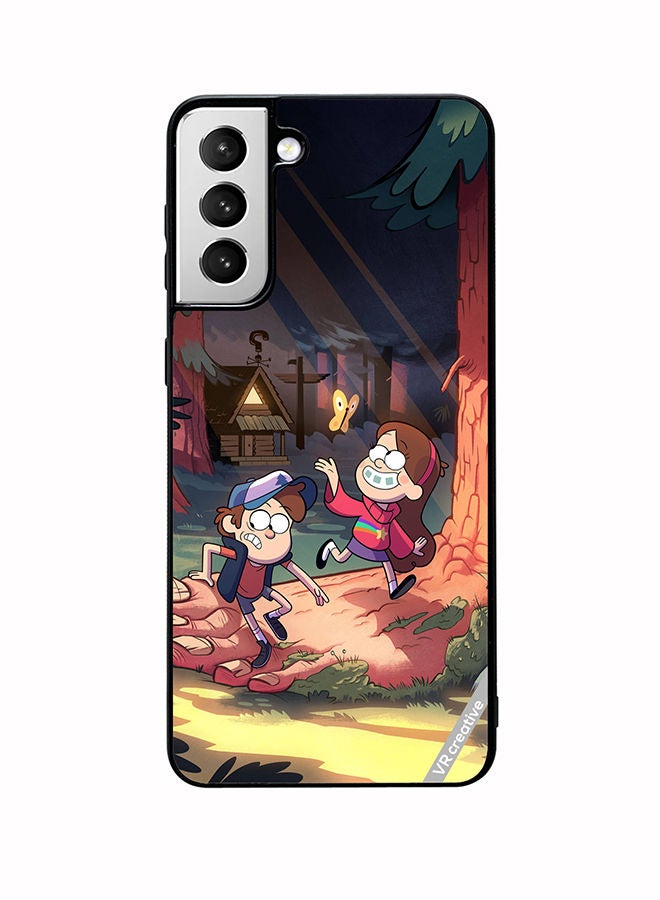 VR CREATIVE Protective Case Cover For Samsung Galaxy S22 Plus 5G Gravity Falls Design Multicolour - Image 1