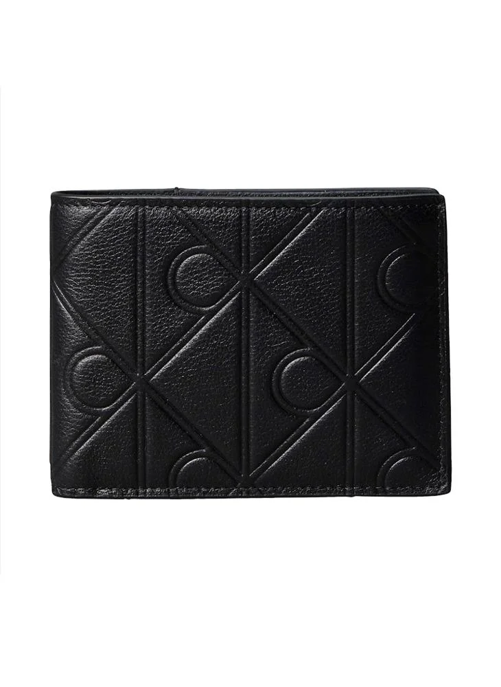 CALVIN KLEIN Emblem AOP Embossed Trifold Wallet