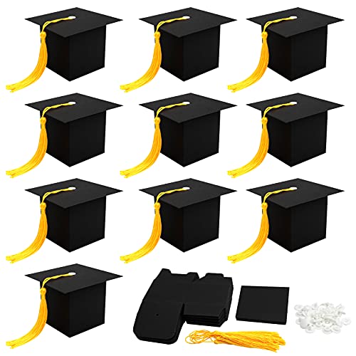 ZMCINER 30 PCS Graduation Cap Candy Box Graduation Cap Gift Boxes for Graduation Favors 2025 - Image 1