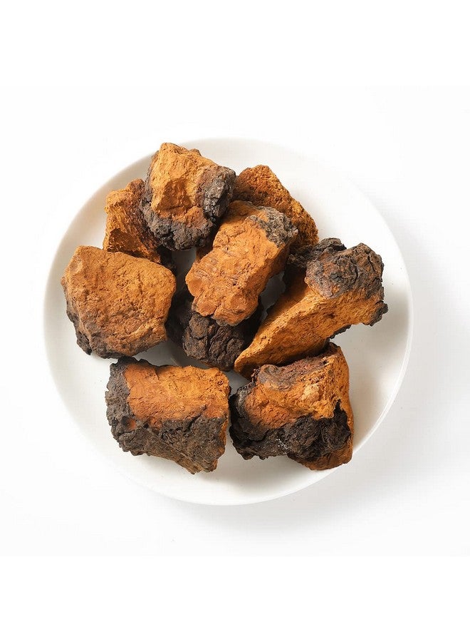 ULTHMOK Premium Chaga Mushroom Chunks 7 Oz/199g,Selected Natural Chaga Mushroom Tea,100% Siberian Wild Harvested. - Image 2