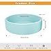 WINTECY Memory Foam Ball Pit for Kids Soft Ball Pool Round Ball Pit for Toddlers PlayBalls are NOT Included Light Blue 128CM504IN - Image 4