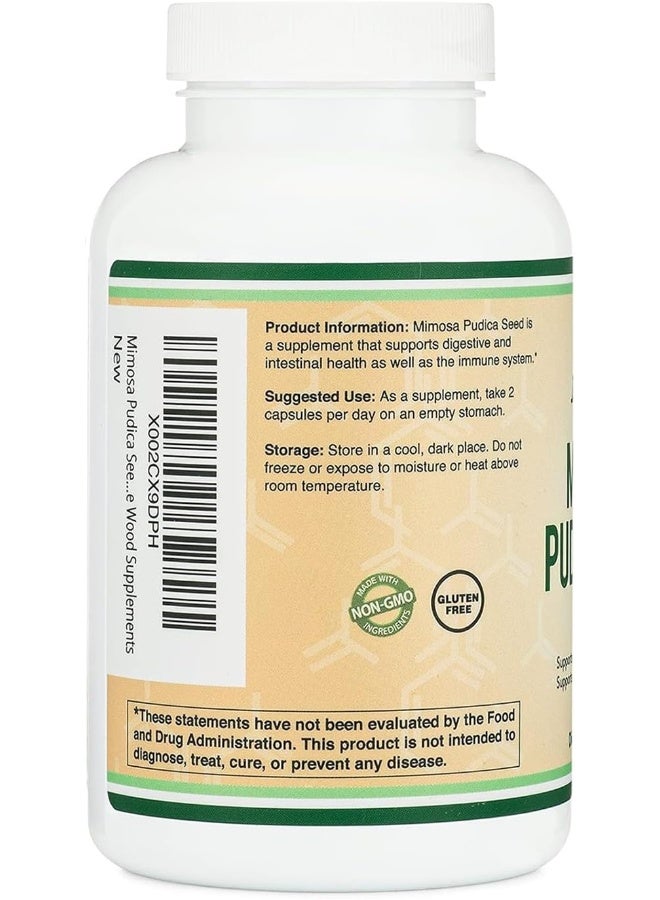 كبسولات بذور الميموزا بوديكا 180 كبسولة، إمداد لمدة 3 أشهر 1000 مجم لكل وجبة لدعم الأمعاء وتطهير الطفيليات للبالغين - Image 4
