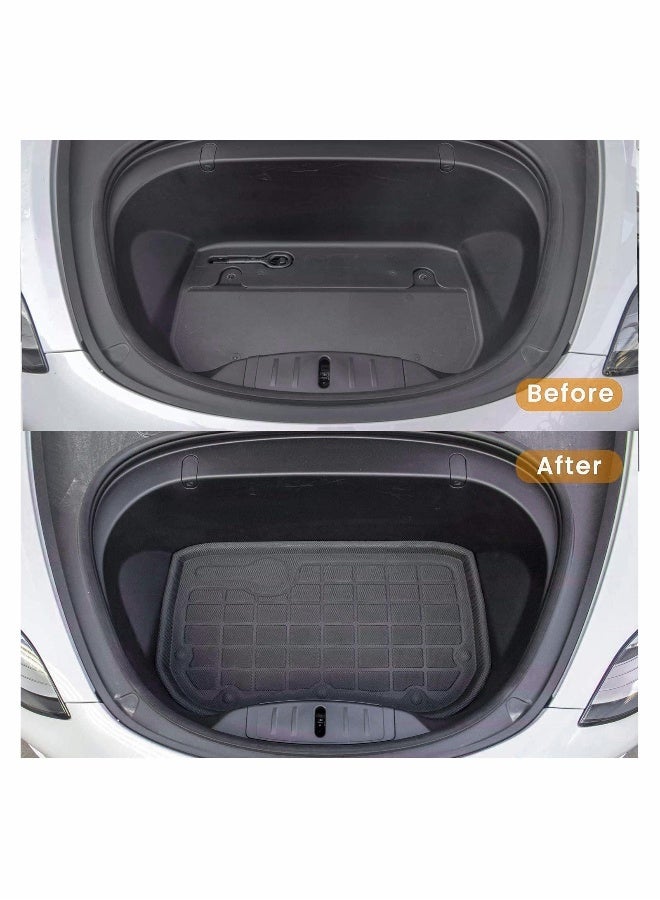 Generic Frunk Mat Front Trunk Mats Cargo Liner Trunk Storage Mat Tesla Model 3 Accessories - Image 4