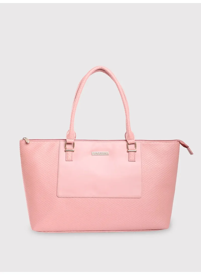 CAPRESE FIONA LAPTOP TOTE LARGE LT. PINK