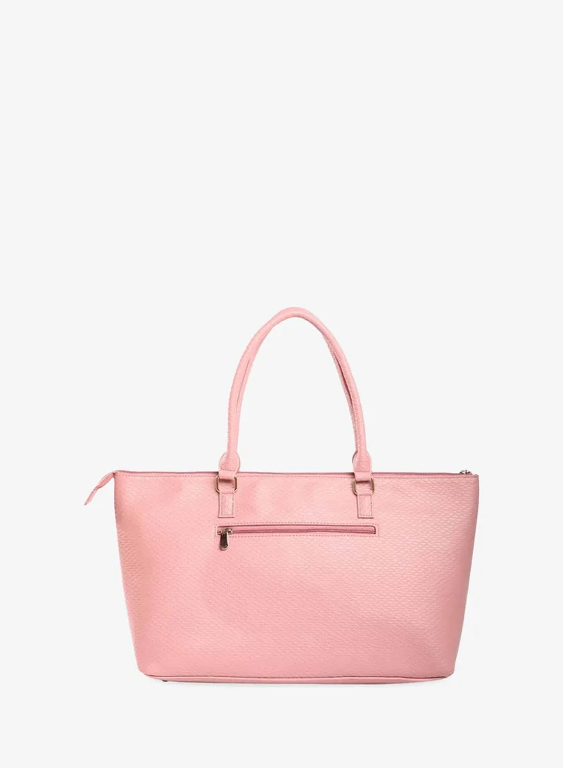 CAPRESE FIONA LAPTOP TOTE LARGE LT. PINK