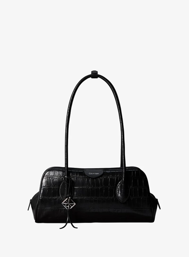 Calvin Klein Emblem Logo Crocodile Shoulder Bag