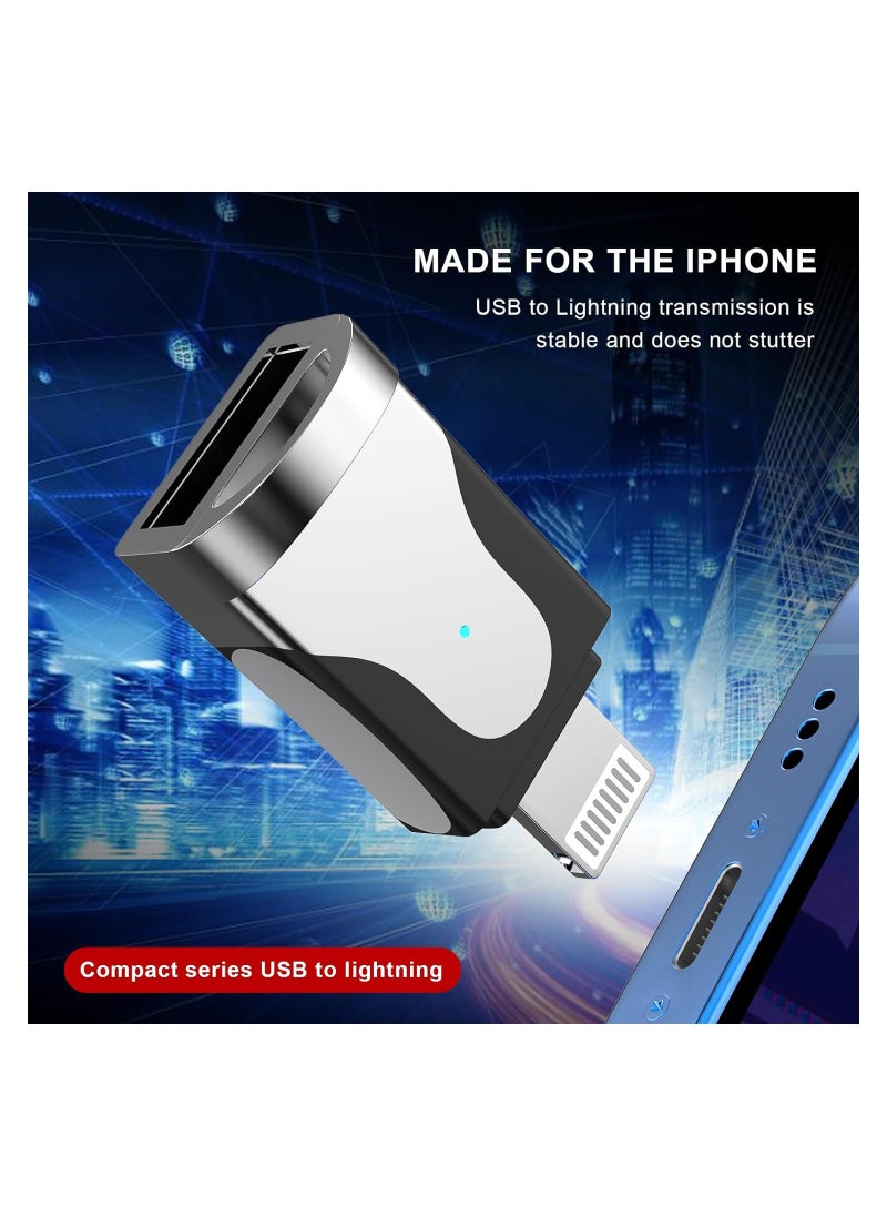 Excefore Mini Lightning to USB 3.0 Camera Adapter for iPhone, iPad, and Other Apple Devices  - Image 5