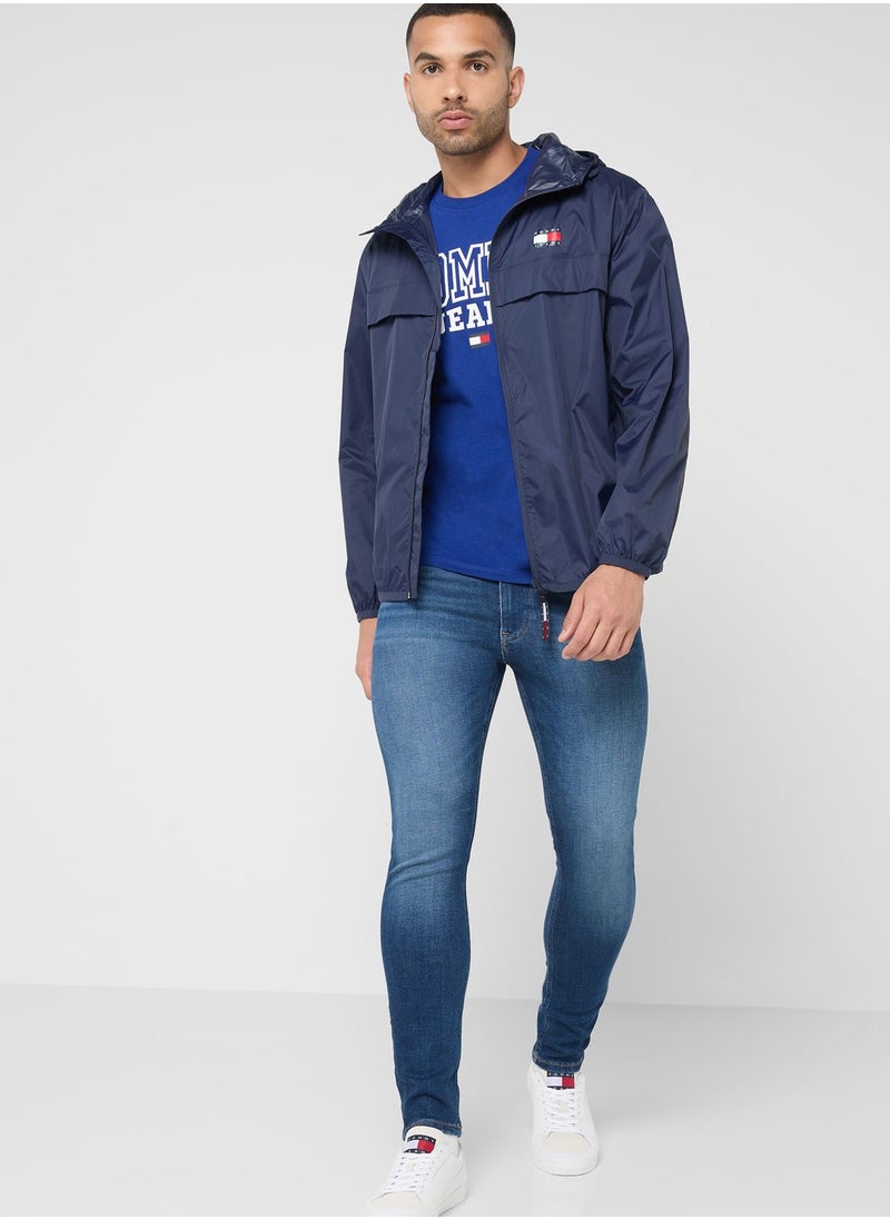 TOMMY JEANS - Logo Windbreaker Jacket - Image 1