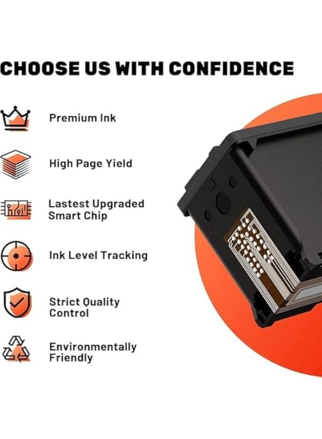 Terabyte Universal Ink Cartridge 901/901XL Compatible with Officejet 4500 J4525 J4535 J4540 J4550 J4580 J4585 J4660 J4680 J4680C, Black and Tri-Color, 4-Pack, 1200 Page Yield - Image 4