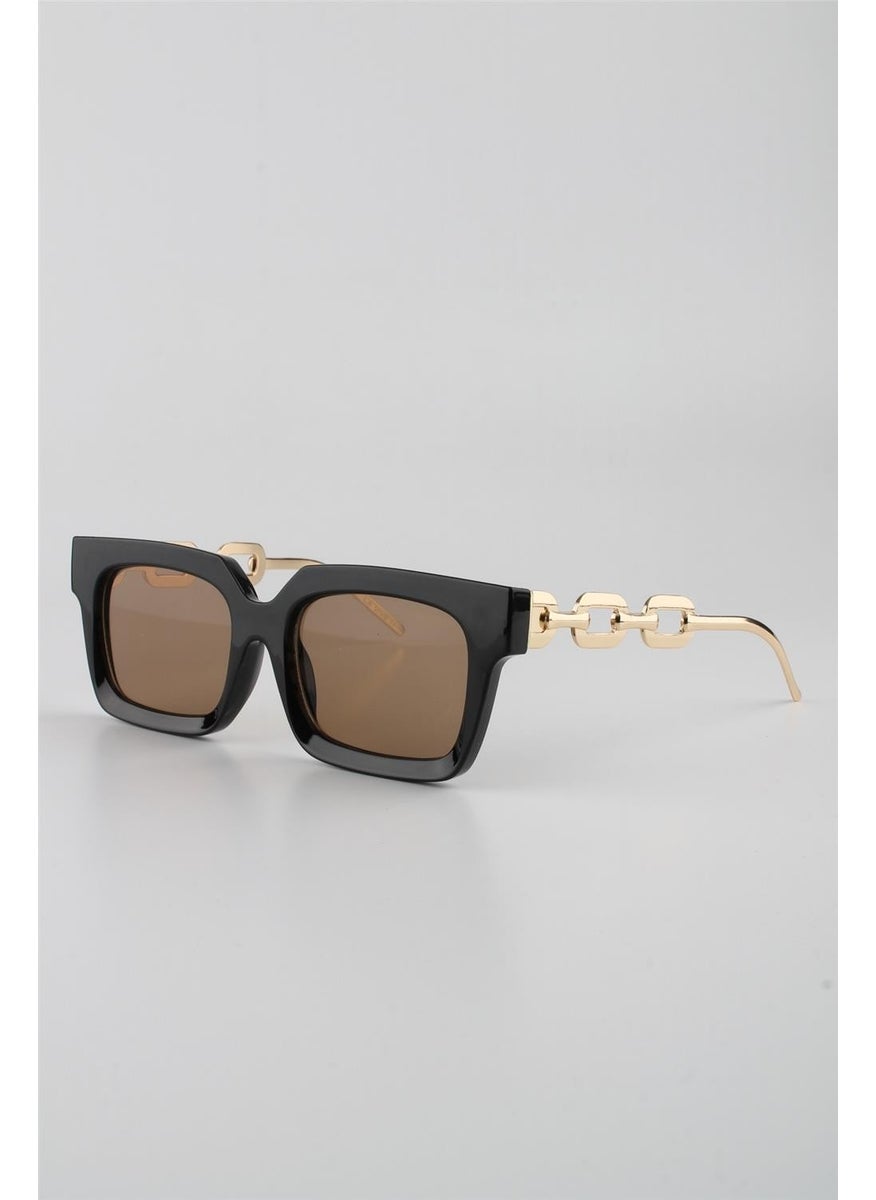 La Viva Black Gold Matte UV400 Filter Women's Sunglasses G24LVS3315R03  - Image 1