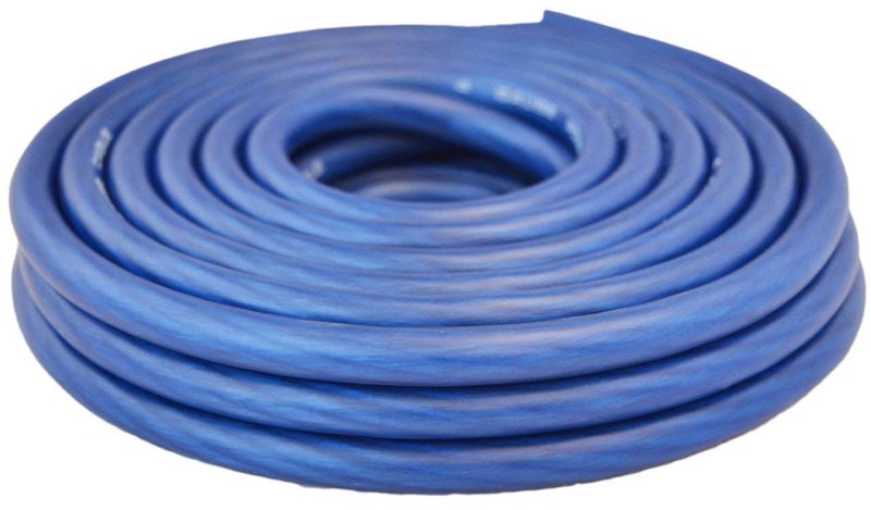 SoundBox Connected 4 Gauge Blue Amplifier Amp Power/Ground Wire 25 Feet Superflex Cable 25' - Image 2