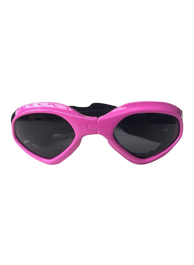 NIBEMINENT Stylish And Fun Pet Sunglasses Pink ‎15.2 x 4.8 4.2cm - Image 1