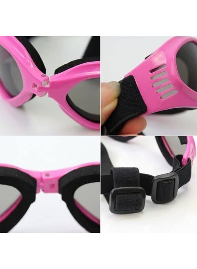 NIBEMINENT Stylish And Fun Pet Sunglasses Pink ‎15.2 x 4.8 4.2cm - Image 2