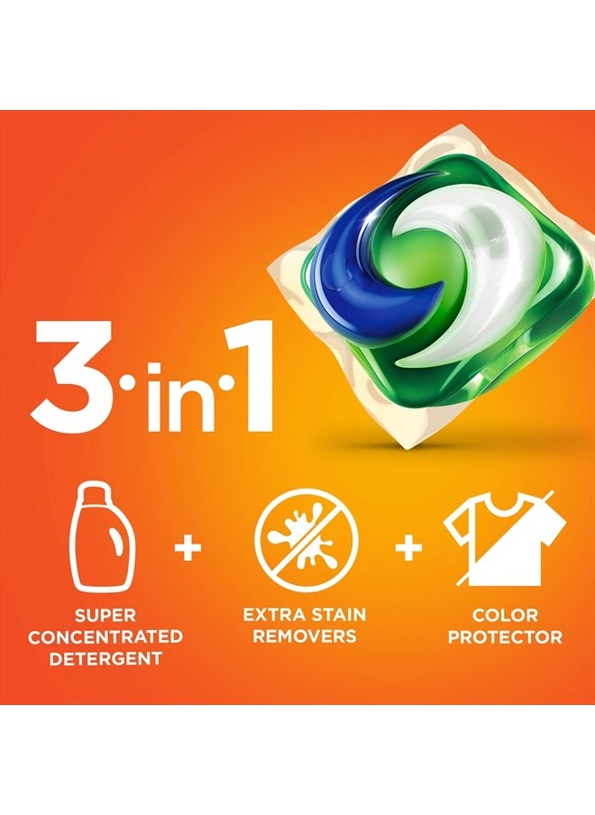 PODS Liquid Laundry Detergent Soap Pacs, HE Compatible, 42 Count, Powerful 3-in-1 Clean in one Step, Original Scent