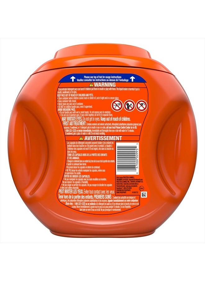 PODS Liquid Laundry Detergent Soap Pacs, HE Compatible, 42 Count, Powerful 3-in-1 Clean in one Step, Original Scent