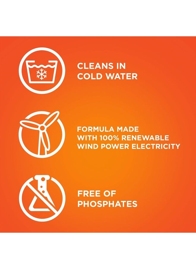 PODS Liquid Laundry Detergent Soap Pacs, HE Compatible, 42 Count, Powerful 3-in-1 Clean in one Step, Original Scent