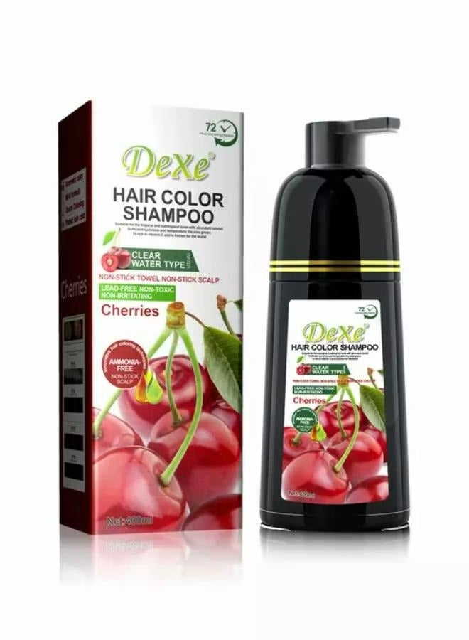 Dexe Cherry Hair Color Shampoo 400 ML 