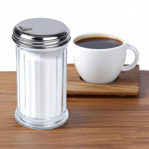 BNYD Glass Sugar Shaker Dispenser Pourer, 5.5 inch - Image 5