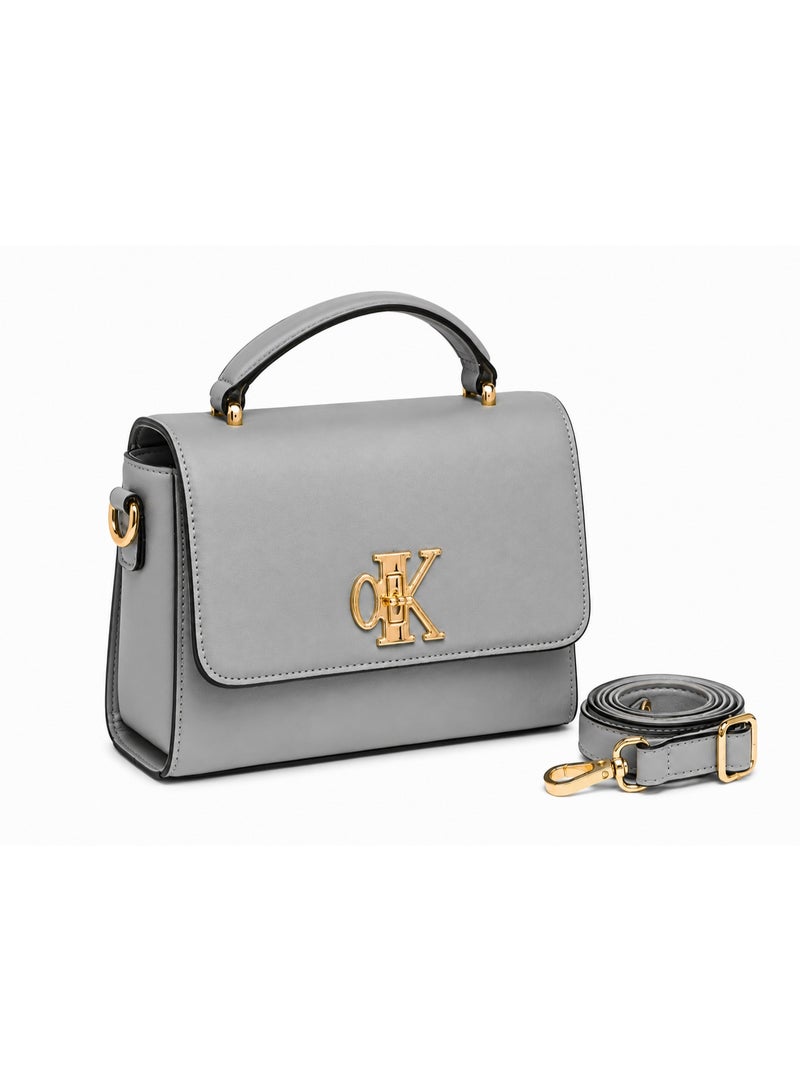 Kanaz "Classic Queen" Women's Handbag – Elegant Crossbody Shoulder Bag with Luxury Gold Hardware & Adjustable Strap, Structured Fashion Purse - Image 4