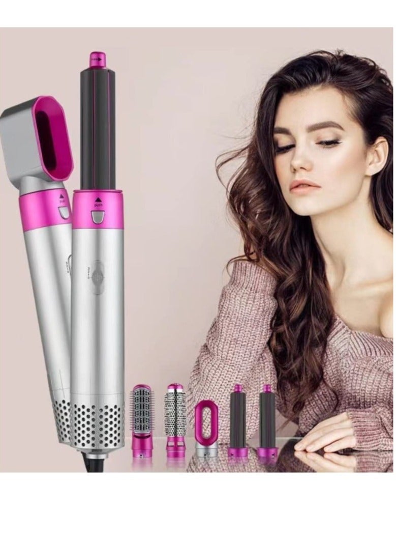 ELTRAZONE 5 in 1 Hair Dryer Brush with Hair Volumizer,Hot Air Brush,Scalp Massager,Curler and Straightener for Women Hair Styling - Image 1