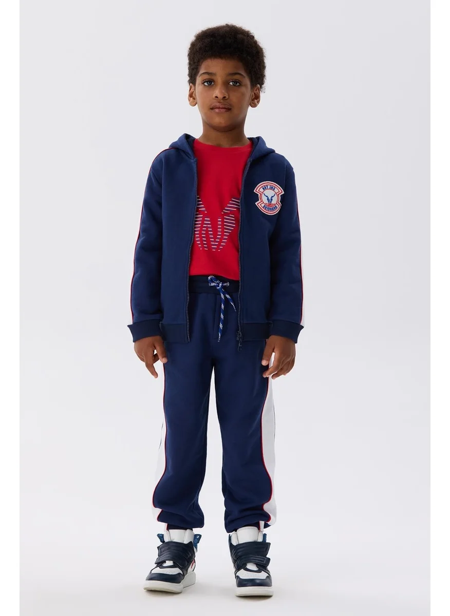 NEBBATI - Invalid brand Boy Navy Blue Tracksuit Top