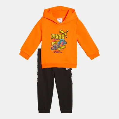 PUMA Kids' HOT WHEELS Minicats Hoodie and Sweatpants Set