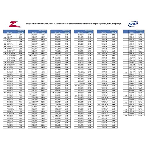 SCC SZ339 Shur Grip Super Z Passenger Car Tire Traction Chain - Set of 2 - Image 5