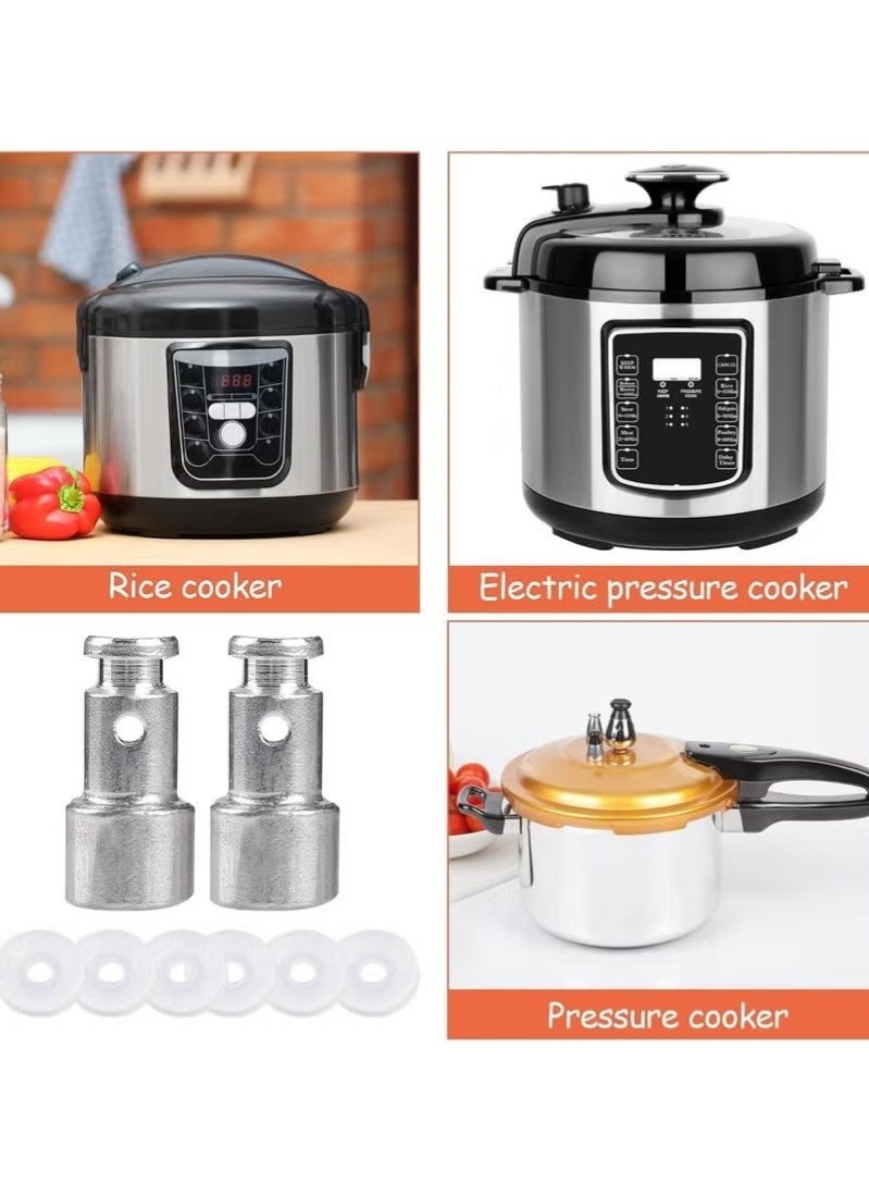 JIUWU 2 Pcs Universal Replacement Floater Valve with 8 Pcs Silicone Gaskets Electric Pressure Cookers Parts for Pressure Pot - Image 3