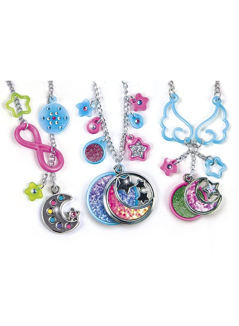 Clementoni Crazy Chic My Moonlight Pendants Jewellery Kit for Children, Ages 7 years Plus - Image 3