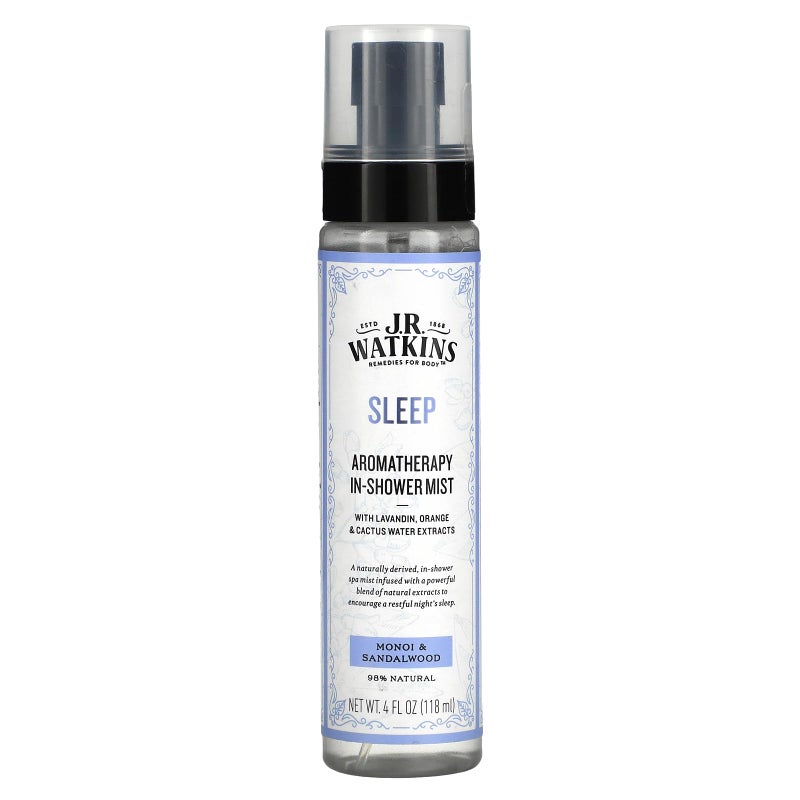 J.R.WATKINS J.R. Watkins Sleep Aromatherapy in-Shower Mist, Natural Monoi & Sandalwood, 4 oz  - Image 1