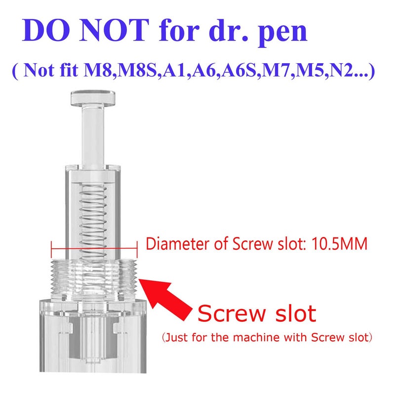 PIPM Microneedling Cartridges For Derma Pen(10 PCS 36pin*0.25mm) At Home Use US-36-J114 - Image 3