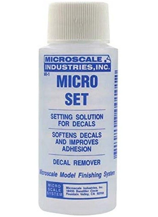 SPICE of life - Microscale Industries Inc. Micro Set Micro Sol Micro Mask Micro Kristal Klear 1 Oz. Bottles One Of Each With Make Your Day Paintbrush Set - Image 1