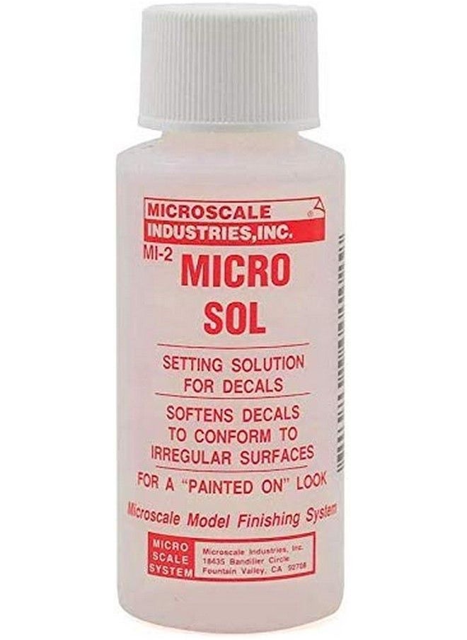 SPICE of life - Microscale Industries Inc. Micro Set Micro Sol Micro Mask Micro Kristal Klear 1 Oz. Bottles One Of Each With Make Your Day Paintbrush Set - Image 1