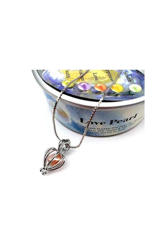 maya accessories Pearl Kit, Pearl Kit Box Pearl in Oyster, DIY Creative Necklace Jewelry Gift Set, Fashion Creations Kit with Pendant Necklace Durable for Women Girls, bamboo  - Image 1