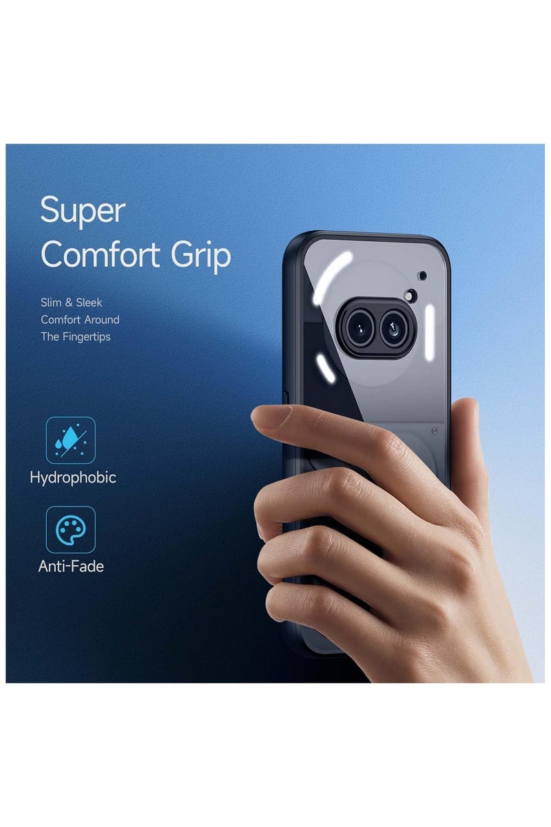 Lynacz Original Case for Nothing Phone 2a / 2a Plus Shockproof Crystal Clear Hard Back Cover [Anti-Yellowing] 360 Degree Protection TPU Bumper Transparent - Image 5