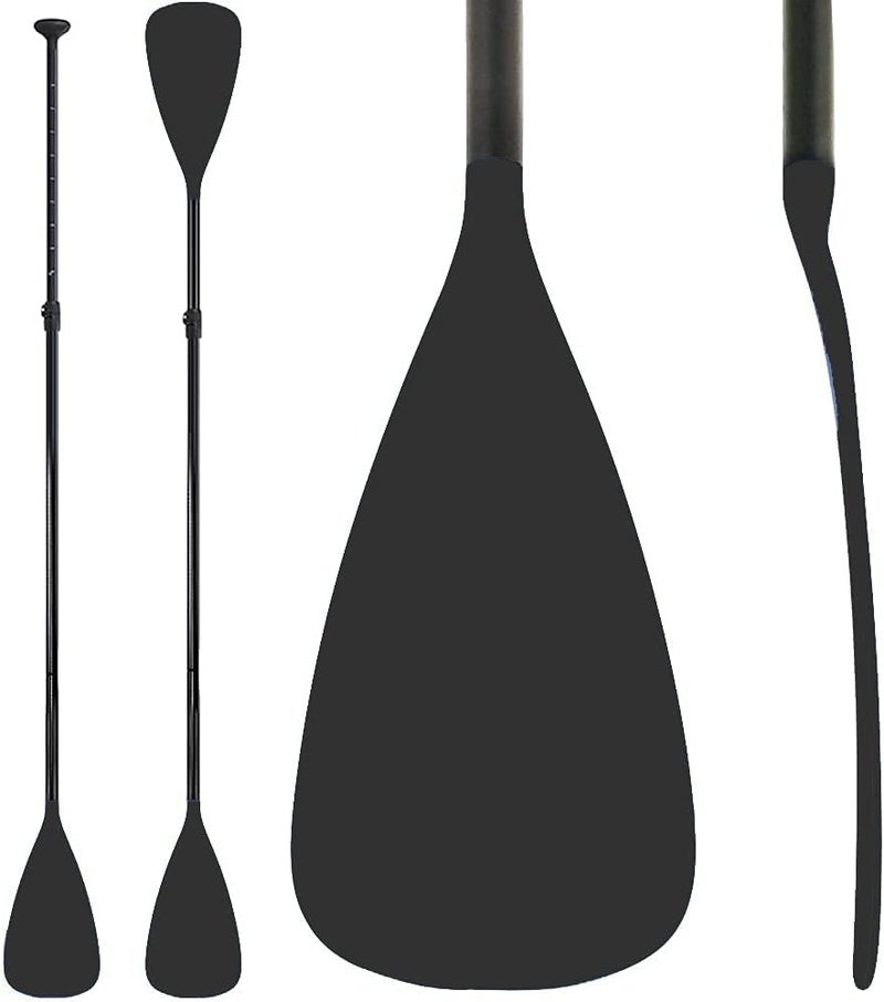 LBW SUP Paddle Board Paddle Stand up Paddleboard Paddles - 3-Piece or 4-Piece Floating Alloy Portable SUP Kayak Paddle Adjustable 2-Sided Paddle - Image 1