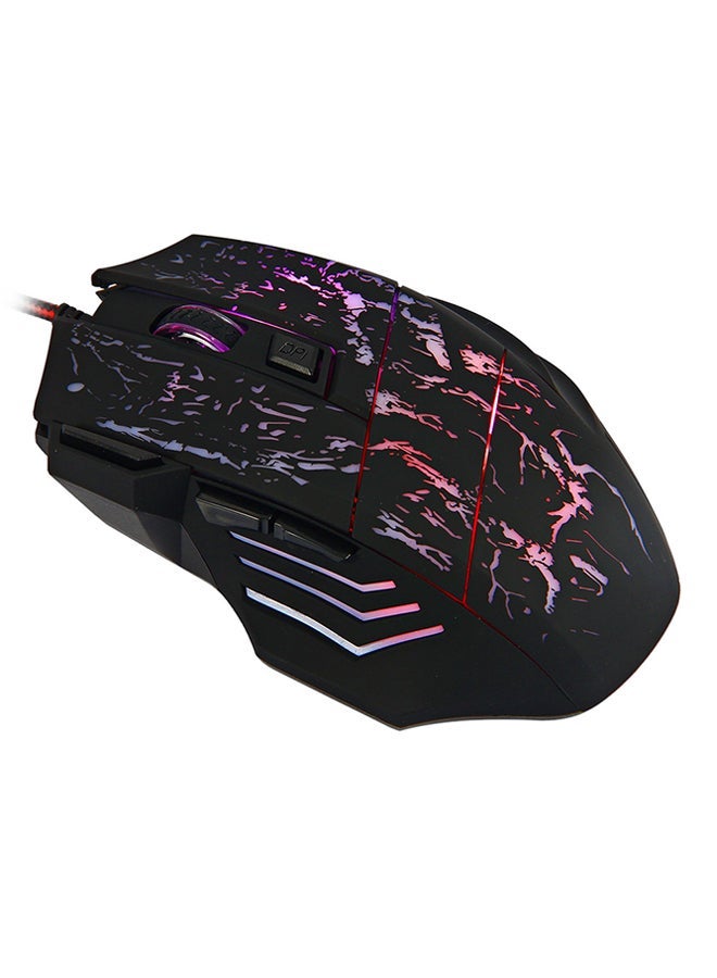 LED USB Wired Gaming Mouse Black - Image 2
