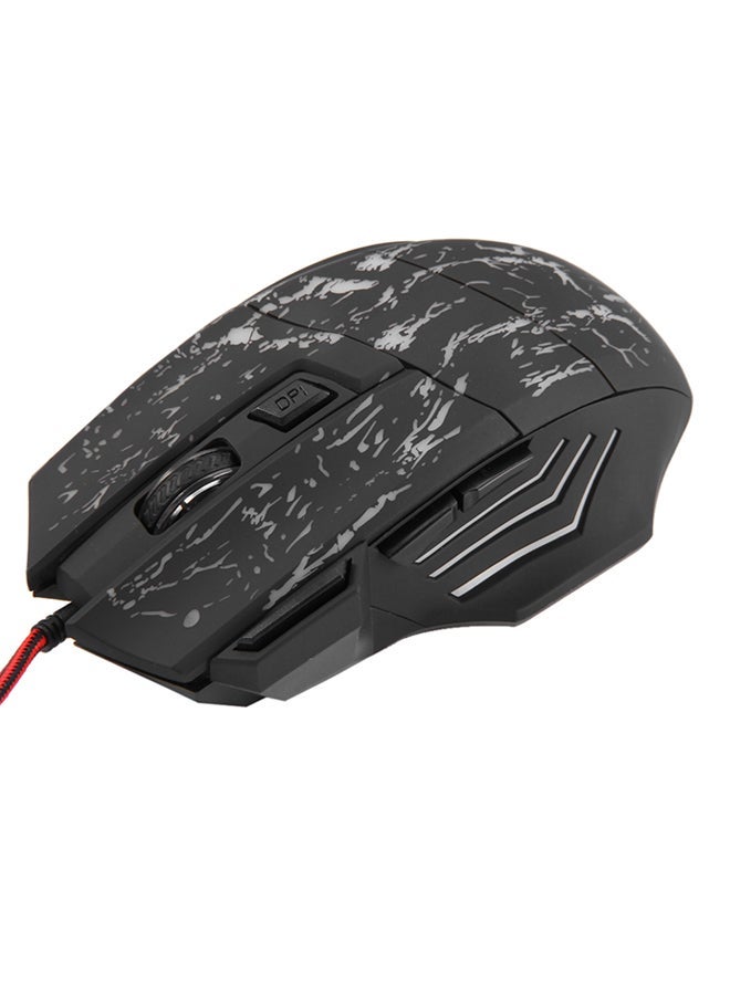 LED USB Wired Gaming Mouse Black - Image 4