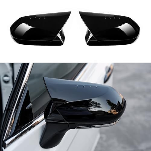 CKE Compatible with Toyota Camry 2025 2024 2023 2022 2021 2020 2019 2018 Accessories Aggressive Look Car Exterior Door Side Rearview Mirror Guard Cover Trim Caps -Glossy Black - Image 1