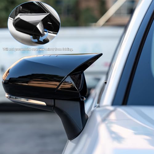 CKE Compatible with Toyota Camry 2025 2024 2023 2022 2021 2020 2019 2018 Accessories Aggressive Look Car Exterior Door Side Rearview Mirror Guard Cover Trim Caps -Glossy Black - Image 3